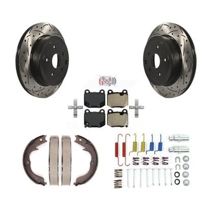 Coated Disc Rotors and Semi-Metallic Brake Pads Kit-KDA-103734 - Kit.bestparts.ca