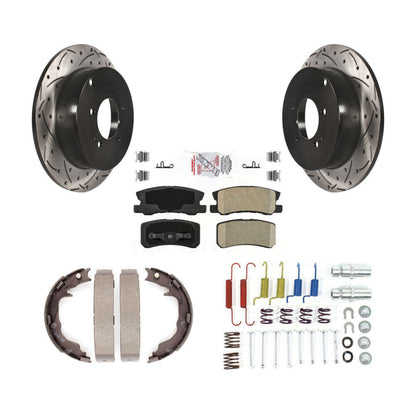 Coated Disc Rotors and Ceramic Brake Pads Kit-KDA-103735 - Kit.bestparts.ca