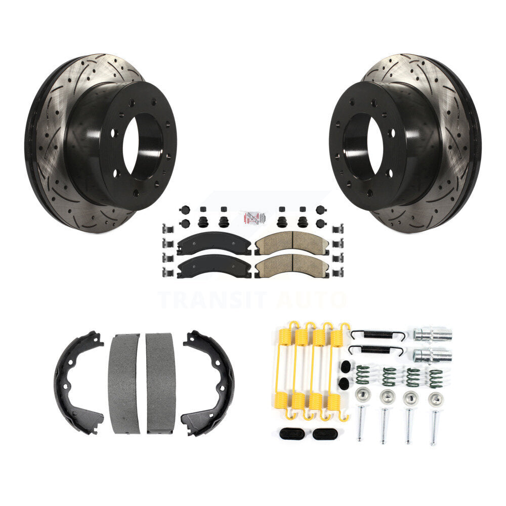 Coated Disc Rotors and Ceramic Brake Pads Kit-KDA-103742 - Kit.bestparts.ca