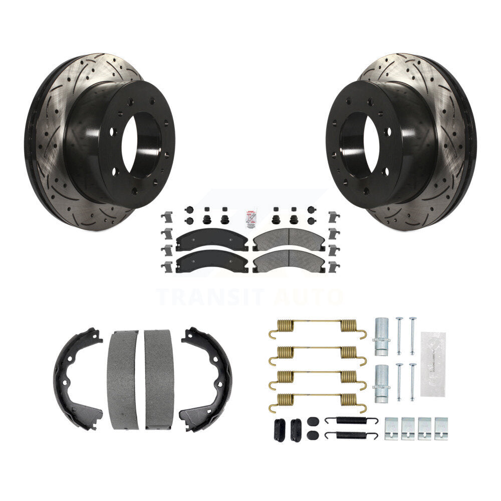 Coated Disc Rotors and Semi-Metallic Brake Pads Kit-KDA-103749 - Kit.bestparts.ca