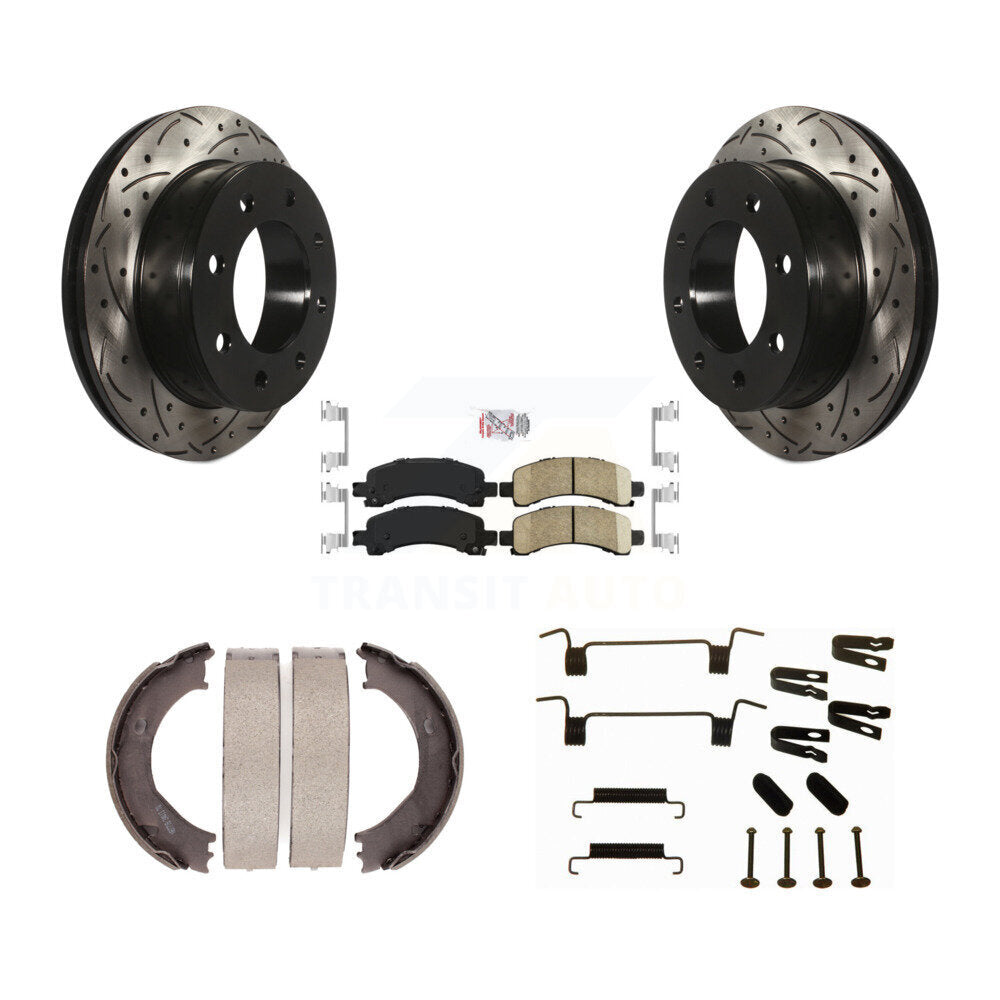 coated disc rotors and ceramic brake pads-kda-103772 - Kit.bestparts.ca