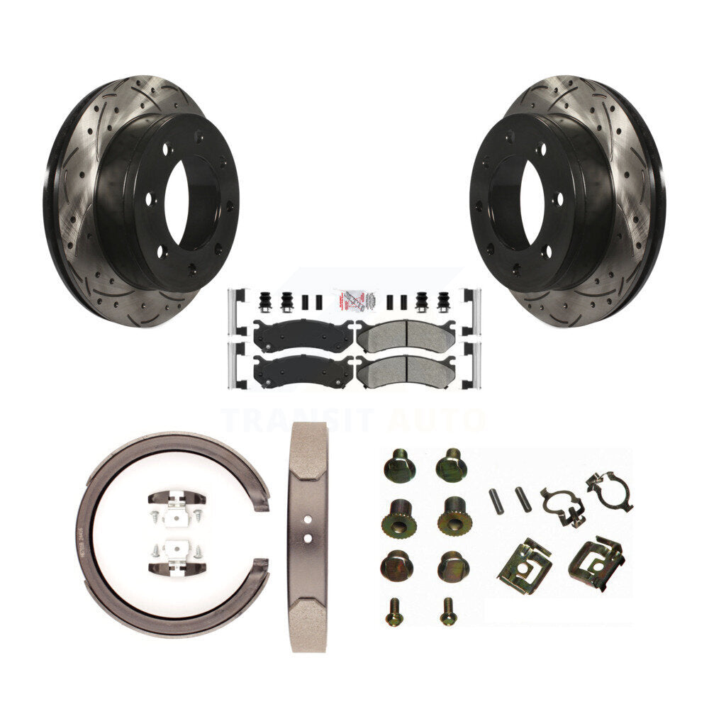 coated disc rotors and semi metallic brake pads-kda-103780 - Kit.bestparts.ca