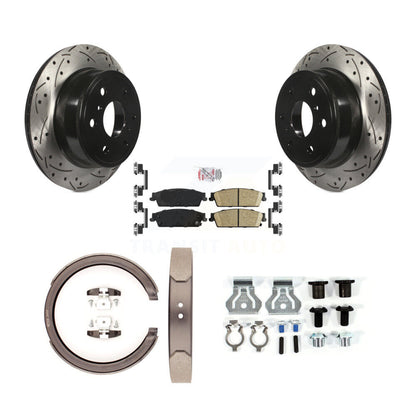 Coated Disc Rotors and Ceramic Brake Pads Kit-KDA-103786 - Kit.bestparts.ca