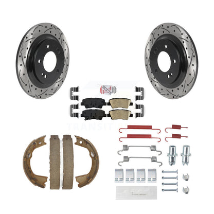 Coated Disc Rotors and Ceramic Brake Pads Kit-KDA-103791 - Kit.bestparts.ca