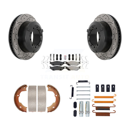 Coated Disc Rotors and Semi-Metallic Brake Pads Kit-KDA-103800 - Kit.bestparts.ca