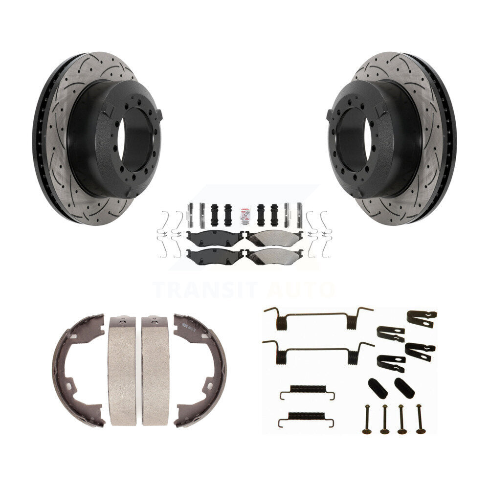 coated disc rotors and semi metallic brake pads-kda-103806 - Kit.bestparts.ca
