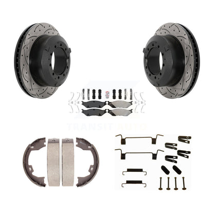 coated disc rotors and semi metallic brake pads-kda-103806 - Kit.bestparts.ca