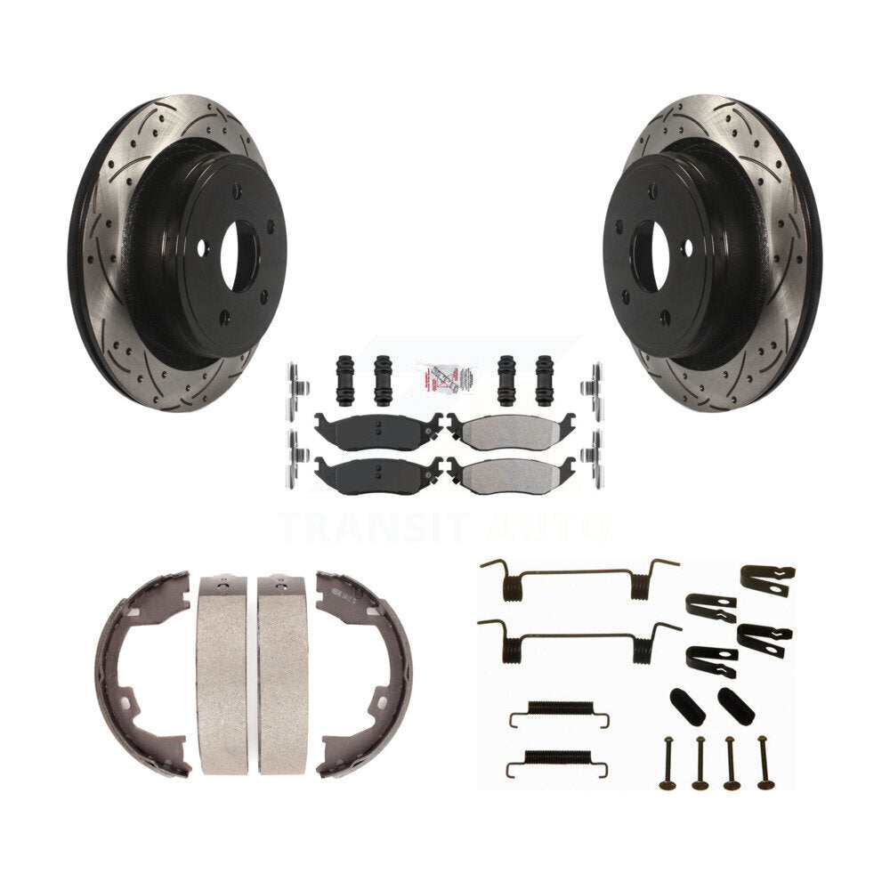 coated disc rotors and semi metallic brake pads-kda-103845 - Kit.bestparts.ca