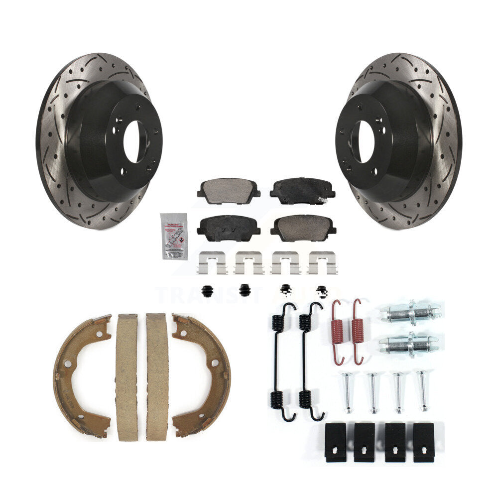 Coated Disc Rotors and Ceramic Brake Pads Kit-KDA-103847 - Kit.bestparts.ca