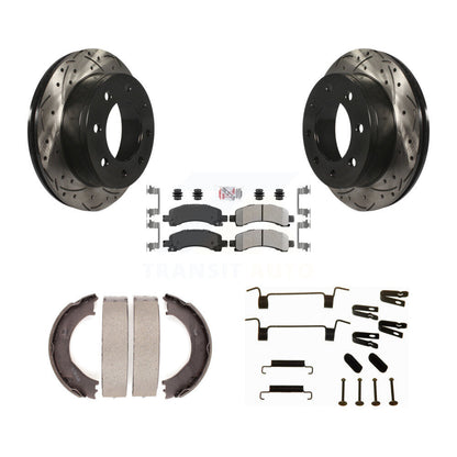 coated disc rotors and semi metallic brake pads-kda-103858 - Kit.bestparts.ca