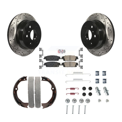 Coated Disc Rotors and Ceramic Brake Pads Kit-KDA-103871 - Kit.bestparts.ca