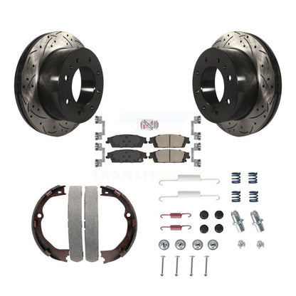 Coated Disc Rotors and Ceramic Brake Pads Kit-KDA-103874 - Kit.bestparts.ca