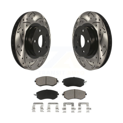 Coated Disc Rotors and Ceramic Brake Pads Kit-KDC-100011 - Kit.bestparts.ca