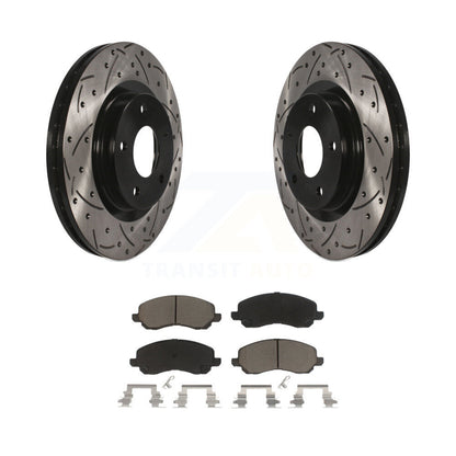 Coated Disc Rotors and Ceramic Brake Pads Kit-KDC-100025 - Kit.bestparts.ca