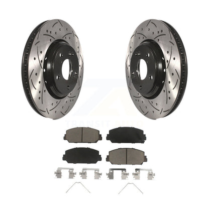 Coated Disc Rotors and Ceramic Brake Pads Kit-KDC-100026 - Kit.bestparts.ca