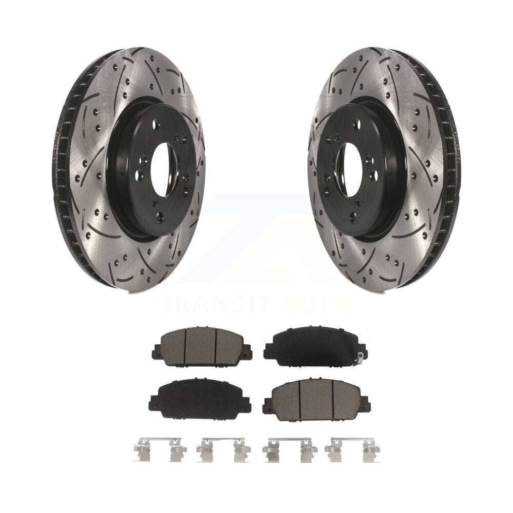 Coated Disc Rotors and Ceramic Brake Pads Kit-KDC-100028 - Kit.bestparts.ca Kit.bestparts.ca