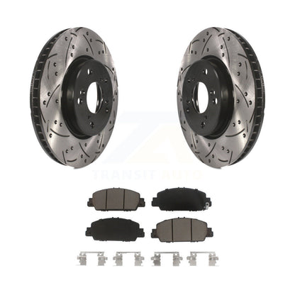 Coated Disc Rotors and Ceramic Brake Pads Kit-KDC-100028 - Kit.bestparts.ca