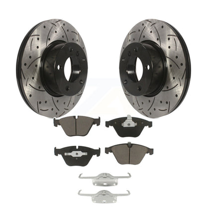 Coated Disc Rotors and Ceramic Brake Pads Kit-KDC-100041 - Kit.bestparts.ca