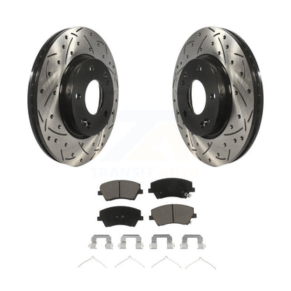 Coated Disc Rotors and Ceramic Brake Pads Kit-KDC-100043 - Kit.bestparts.ca