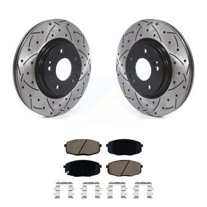 Coated Disc Rotors and Ceramic Brake Pads Kit-KDC-100050 - Kit.bestparts.ca