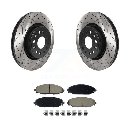 Coated Disc Rotors and Ceramic Brake Pads Kit-KDC-100054 - Kit.bestparts.ca