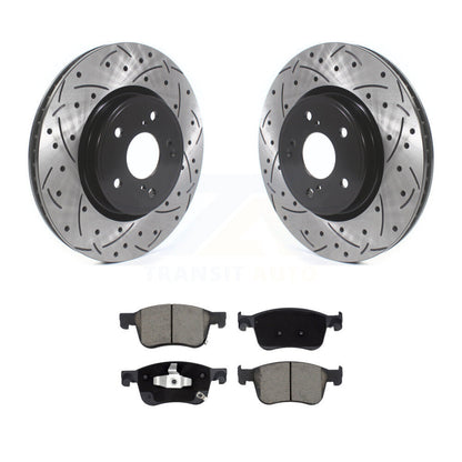 Coated Disc Rotors and Ceramic Brake Pads Kit-KDC-100065 - Kit.bestparts.ca