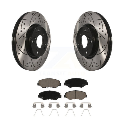 Coated Disc Rotors and Ceramic Brake Pads Kit-KDC-100068 - Kit.bestparts.ca