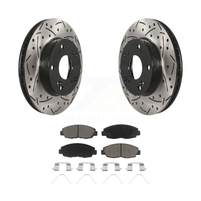 Coated Disc Rotors and Ceramic Brake Pads Kit-KDC-100071 - Kit.bestparts.ca