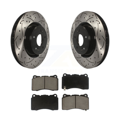 Coated Disc Rotors and Ceramic Brake Pads Kit-KDC-100073 - Kit.bestparts.ca