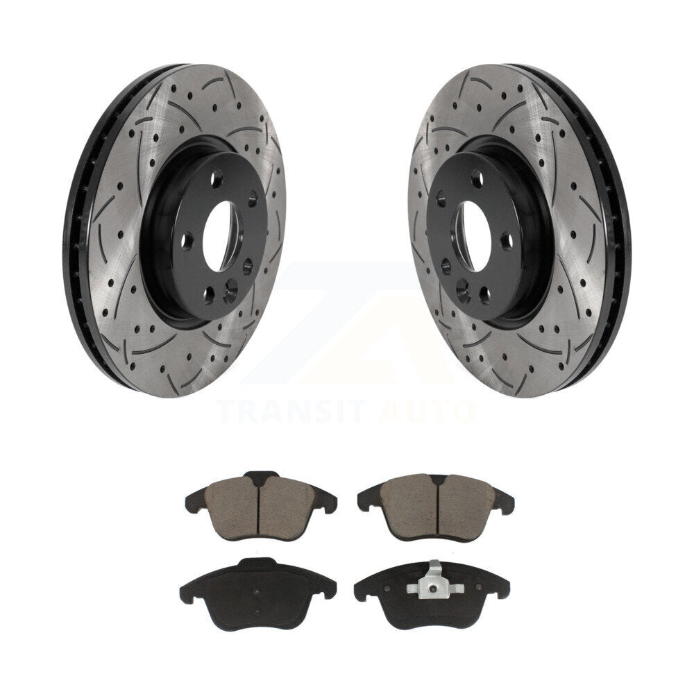 Coated Disc Rotors and Ceramic Brake Pads Kit-KDC-100077 - Kit.bestparts.ca