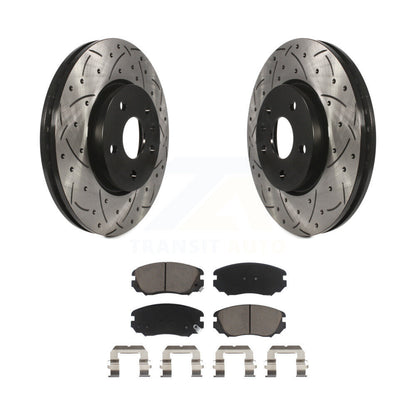 Coated Disc Rotors and Ceramic Brake Pads Kit-KDC-100088 - Kit.bestparts.ca