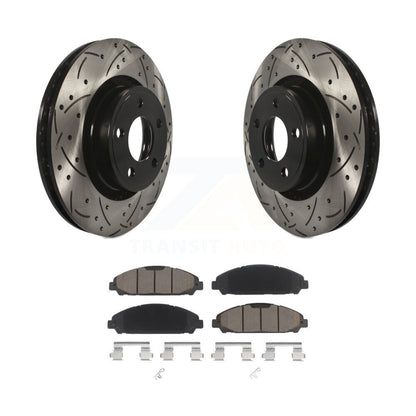 Coated Disc Rotors and Ceramic Brake Pads Kit-KDC-100091 - Kit.bestparts.ca