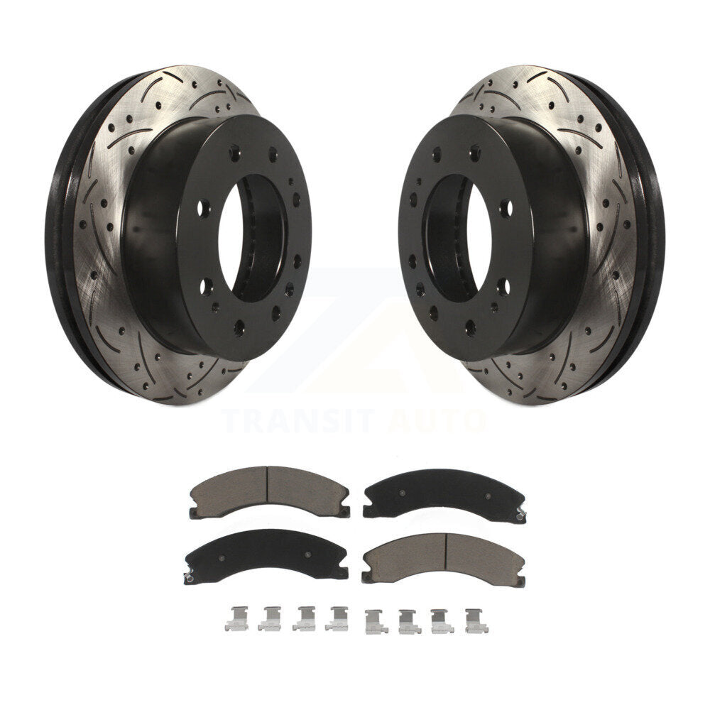 Coated Disc Rotors and Ceramic Brake Pads Kit-KDC-100092 - Kit.bestparts.ca