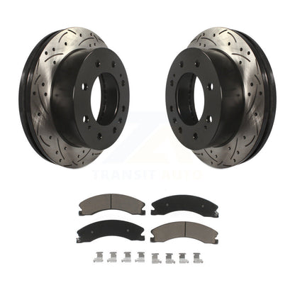 Coated Disc Rotors and Ceramic Brake Pads Kit-KDC-100092 - Kit.bestparts.ca