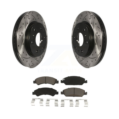 Coated Disc Rotors and Ceramic Brake Pads Kit-KDC-100094 - Kit.bestparts.ca