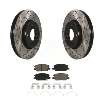 Coated Disc Rotors and Ceramic Brake Pads Kit-KDC-100107 - Kit.bestparts.ca