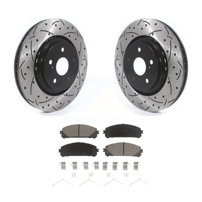 Coated Disc Rotors and Ceramic Brake Pads Kit-KDC-100114 - Kit.bestparts.ca