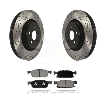 Coated Disc Rotors and Ceramic Brake Pads Kit-KDC-100127 - Kit.bestparts.ca
