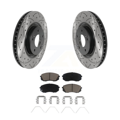 Coated Disc Rotors and Ceramic Brake Pads Kit-KDC-100131 - Kit.bestparts.ca