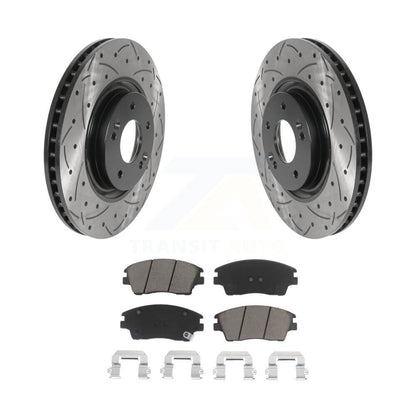 Coated Disc Rotors and Ceramic Brake Pads Kit-KDC-100132 - Kit.bestparts.ca