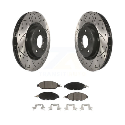 Coated Disc Rotors and Ceramic Brake Pads Kit-KDC-100140 - Kit.bestparts.ca