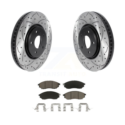 Coated Disc Rotors and Ceramic Brake Pads Kit-KDC-100145 - Kit.bestparts.ca
