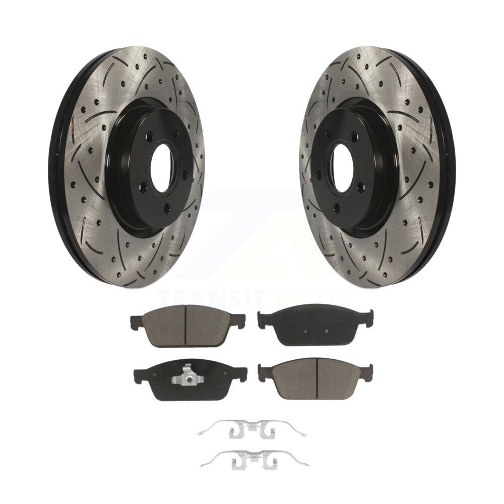 Coated Disc Rotors and Ceramic Brake Pads Kit-KDC-100159 - Kit.bestparts.ca
