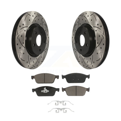 Coated Disc Rotors and Ceramic Brake Pads Kit-KDC-100159 - Kit.bestparts.ca