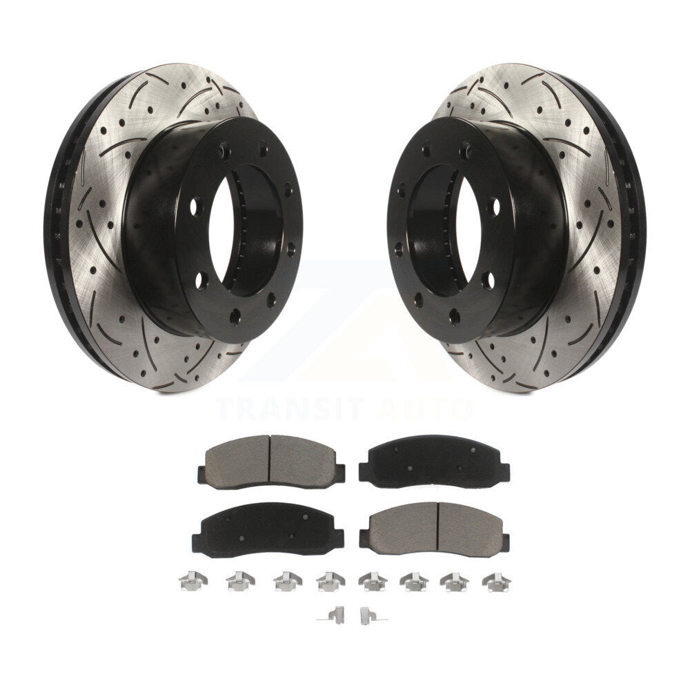 Coated Disc Rotors and Ceramic Brake Pads Kit-KDC-100178 - Kit.bestparts.ca