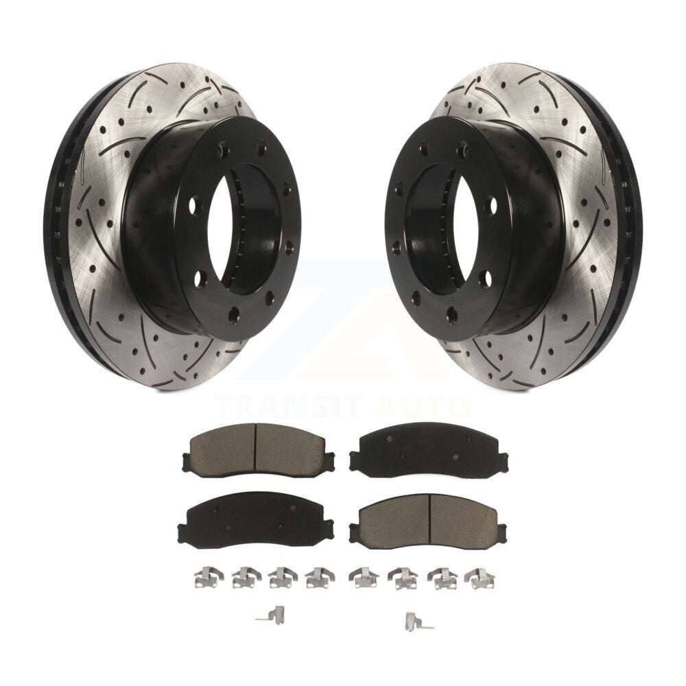 Coated Disc Rotors and Ceramic Brake Pads Kit-KDC-100179 - Kit.bestparts.ca