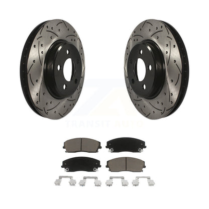 Coated Disc Rotors and Ceramic Brake Pads Kit-KDC-100192 - Kit.bestparts.ca