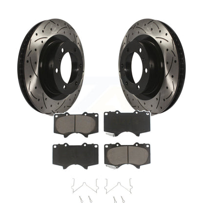 Coated Disc Rotors and Ceramic Brake Pads Kit-KDC-100198 - Kit.bestparts.ca