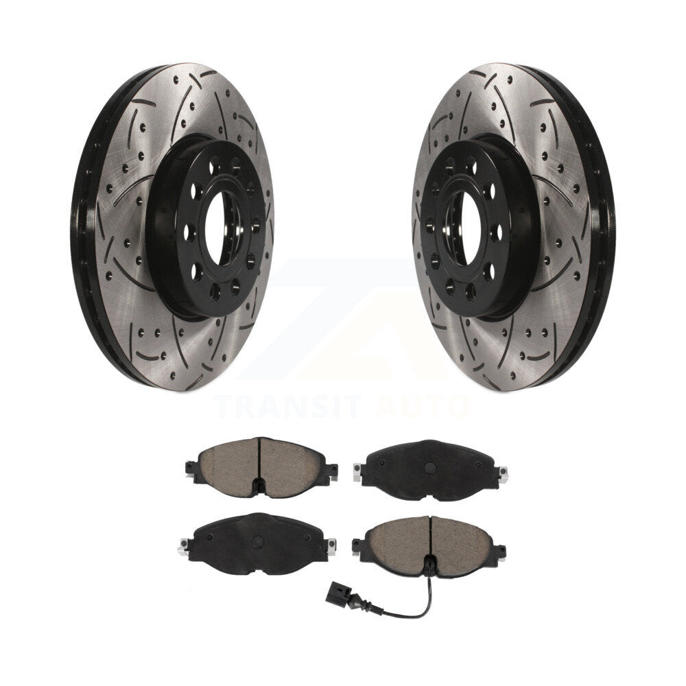 Coated Disc Rotors and Ceramic Brake Pads Kit-KDC-100202 - Kit.bestparts.ca