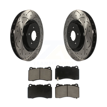 Coated Disc Rotors and Ceramic Brake Pads Kit-KDC-100204 - Kit.bestparts.ca